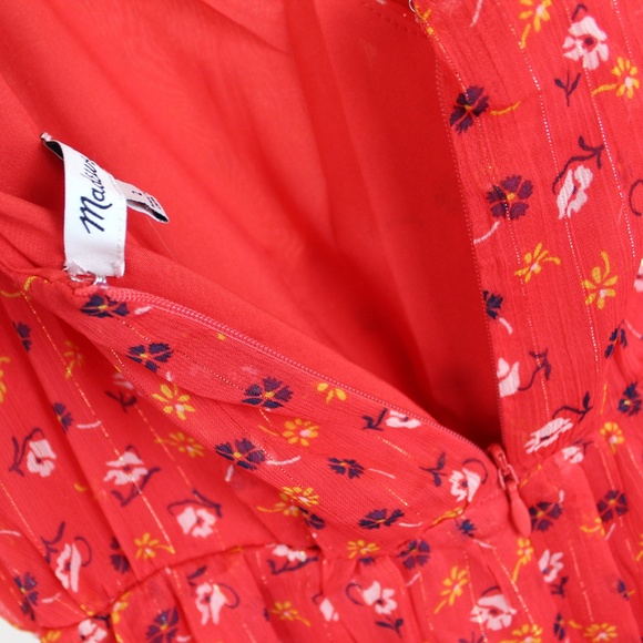 NWT Madewell Long Floral Dress - Party, Event, Wedding - Picture 7 of 8